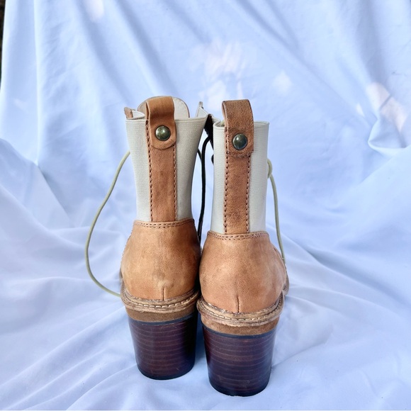 ANTHROPOLOGIE X KELSI DAGGER BROOKLYN PARKWAY ANKLE COMBAT BOOT SIZE 8 - Picture 6 of 8